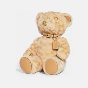 蔻驰/Coach  经典标志羊毛皮小熊公仔 C7058-B4-BE