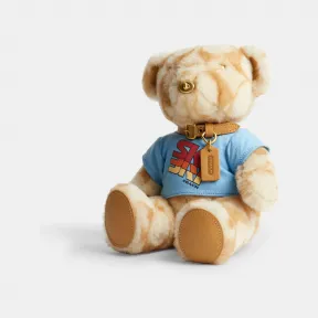 蔻驰/Coach 标志性连毛羊皮滑雪熊收藏品 C7059-TAM