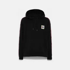 蔻驰/Coach COACH连帽卫衣 C7622-BLK-L