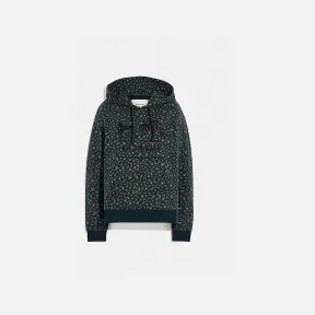 蔻驰/Coach 刺绣马车图案连帽卫衣 C7925-BLK-XL