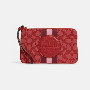 蔻驰/Coach 经典标志条纹和COACH贴饰DEMPSEY大号角拉链腕包 C8841-IMP2Z