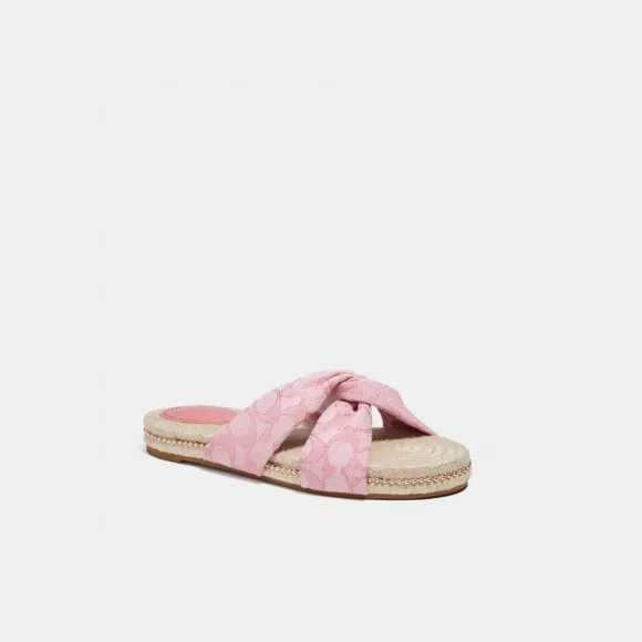 蔻驰/Coach Charli 草编鞋 C8908-PIN-11-B