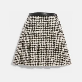 蔻驰/Coach 女士 Black/Cream 短裙 C8969-P5R-0