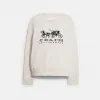 蔻驰/Coach Evergreen Horse And Carriage 有机棉圆领运动衫 C9116-CHK