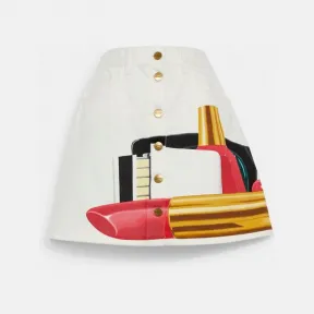 蔻驰/Coach 女士 亮白色 短裙 CA683-UBY-L