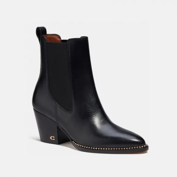 蔻驰/Coach 皮尔斯短靴 CC786-BLK-8.5-B