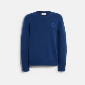 蔻驰/Coach 标志性圆领毛衣 CE344-DEN-S