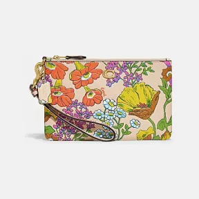 蔻驰/Coach  花卉印花小号腕包 CJ374-B4RHR