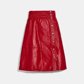 蔻驰/Coach  女士 罩衣皮革裙 C0438-SCA