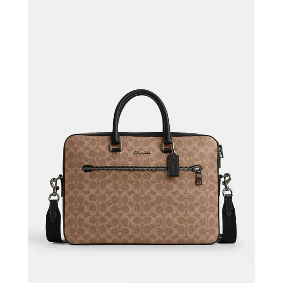 蔻驰/Coach Ethan 修身内裤，标志性帆布材质 CV917-QBNRX