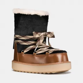 蔻驰/Coach 小牛皮羊毛皮靴 G1494 LWL