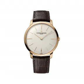 江诗丹顿/Vacheron Constantin Patrimony传承系列 18K 5N 粉红金 手动机械机芯  81180-