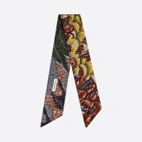 迪奥/Dior 多色棉质 Dior Wax Toile de Jouy 热带风情和 Fierce 双面发带 01DJW945I133-C976