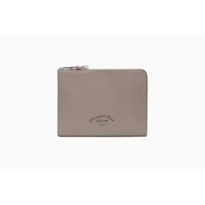 迪奥/Dior 灰褐色粒面触感小牛皮文件夹 1ATCA162XXX H07E