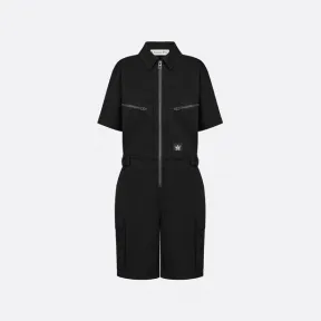 迪奥/Dior Dior Vibe 连体衣 黑色弹性棉质混纺 247E16A3339_X9000_T34