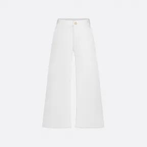 迪奥/Dior 儿童喇叭裤 象牙色华达呢 2WBM12PANB_Y013_T04A