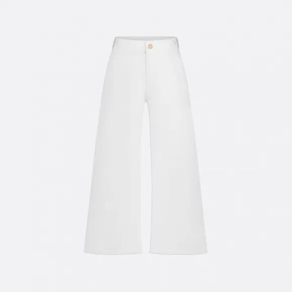 迪奥/Dior 儿童喇叭裤 象牙色华达呢 2WBM12PANB_Y013_T04A