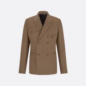 迪奥/Dior 双排扣外套配钮扣门襟 313C247A4739-C701