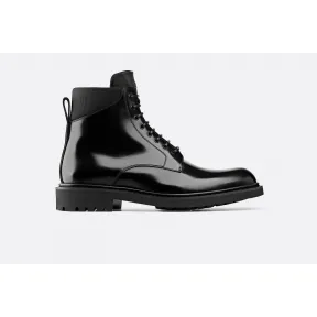 迪奥/Dior 黑色磨砂小牛皮和科技面料短靴  3BO214YIJ H900