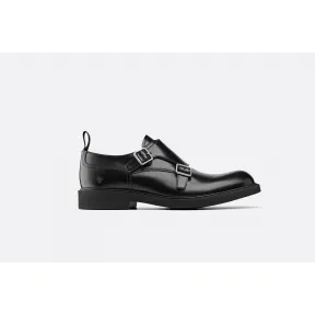 迪奥/Dior 黑色磨砂小牛皮孟克鞋  3DE280YDA H960