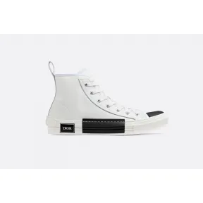迪奥/Dior  B23 白色科技面料高筒跑鞋  3SH116YJH H069