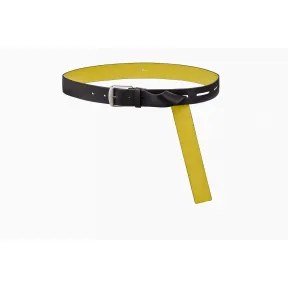 迪奥/Dior 黑色和黄色小牛皮皮带 4267PLXYH H34Q