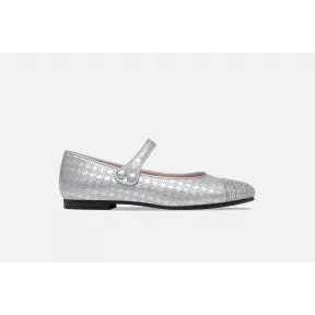 迪奥/Dior 轧花小羊皮和亮片芭蕾舞鞋  6ABS15SHOB Y901