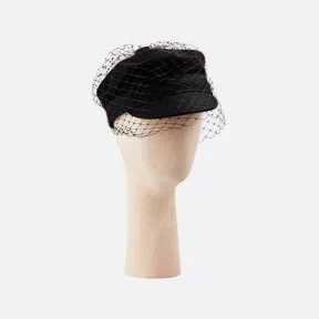 迪奥/Dior 黑色带面纱鸭舌帽 86ATY920G130-C900