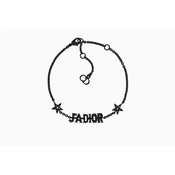 迪奥/Dior J'adior黑色金属手链 B0899ADRCY D503