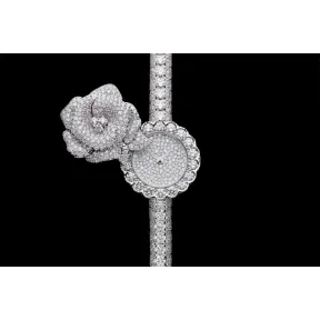 迪奥/Dior D de Dior Précieuse à Secret Rose 腕表 直径 21 MM，石英机芯 CD04016X1003