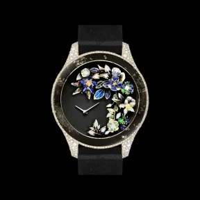 迪奥/Dior Dior Grand Soir Jardins de Nuit N°5 腕表 直径 36 MM，黄色 18K 金、钻石和石饰 CD13315X1002