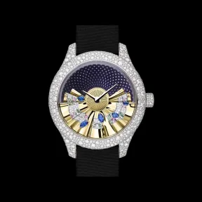 迪奥/Dior Dior Grand Bal de Printemps N°5 腕表 直径 36 MM，白色 18K 金、钻石和石饰，自动上链机芯 CD153B6X1168