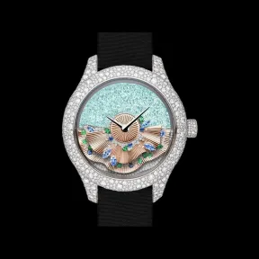 迪奥/Dior Dior Grand Bal de Printemps N°7 腕表 直径 36 MM，白色 18K 金、钻石和石饰，自动上链机芯 CD153B6X1199