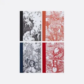 迪奥/Dior 笔记本 4 本套装 多色 ABCDior 图案 HYA02CAB0L_C970_TU