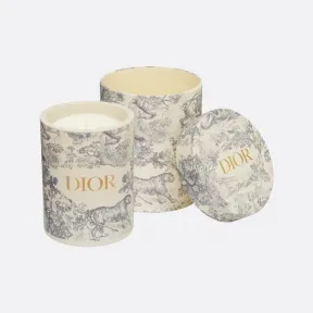 迪奥/Dior 绣球花香氛蜡烛 灰色茹伊印花 HYF01TDJ3U_C800_TU