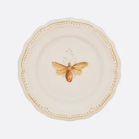 迪奥/Dior 小吃碟 白色和金色调小蜜蜂标识 HYJ01ABE3U_C200_TU