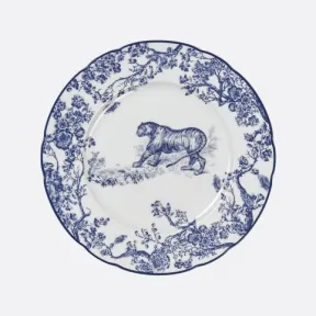 迪奥/Dior 甜品碟 蓝色 Tiger 茹伊印花 HYJ01ADT3U_C510_TU