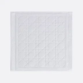 迪奥/Dior 30 Montaigne 毛巾 白色藤格纹 HYN01BTM4U_C000_TU