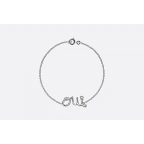 迪奥/Dior Oui 750/1000白金镶钻手链  JOUI95005 0000