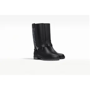 迪奥/Dior 黑色光滑小牛皮骑士靴 KCI333VEA S900