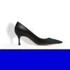 迪奥/Dior 黑色小羊皮高跟鞋 KCP315LAB S900