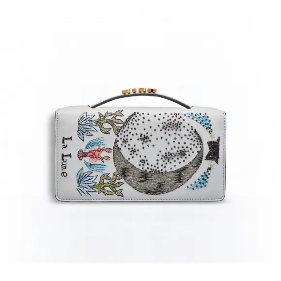 迪奥/Dior 灰色小羊皮皮夹 M3402COTT M932