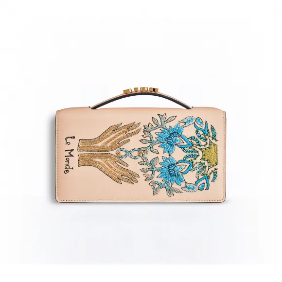 迪奥/Dior 米色小羊皮皮夹 M3406COTT M918