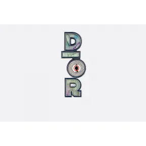 迪奥/Dior  DIOR 黄铜、萤石和水晶胸针  V0320HOMGM D003