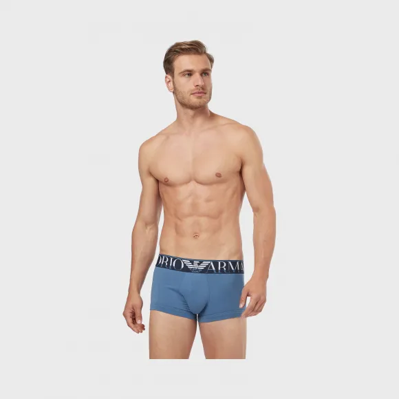 安普里奥·阿玛尼/Emporio Armani 大标识饰带四角短内裤 48222615nr