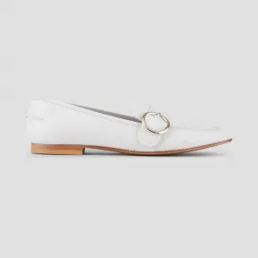 安普里奥·阿玛尼/Emporio Armani 扣带细节真皮乐福鞋 11659400uk