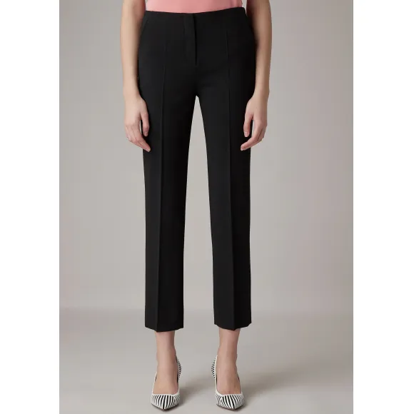 乔治阿玛尼/Giorgio Armani 真丝卡迪混纺面料九分裤 13313843mh