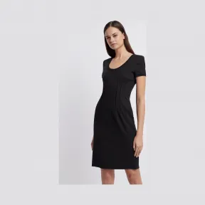 安普里奥·阿玛尼/Emporio Armani 装饰性浮凸线迹直筒裙 34927413ml