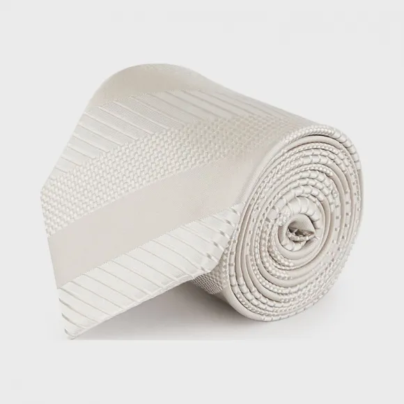 乔治阿玛尼/Giorgio Armani 斜条纹真丝领带 46657141wf