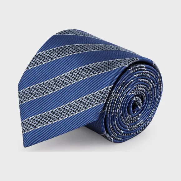 乔治阿玛尼/Giorgio Armani 斜条纹真丝领带 46658775av